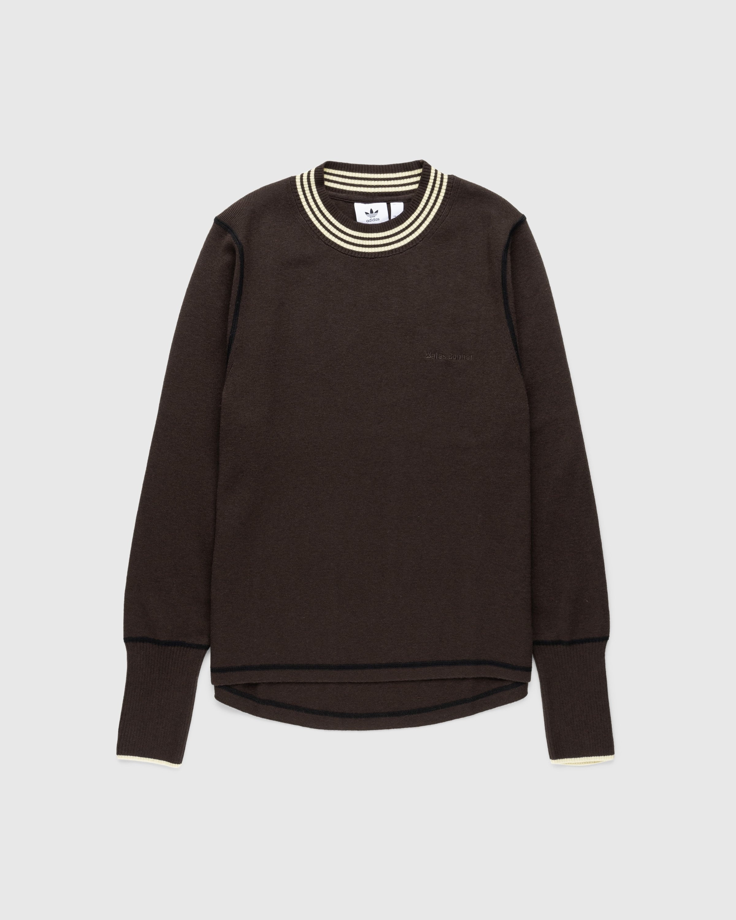 Adidas knit scarf clearance crewneck sweater